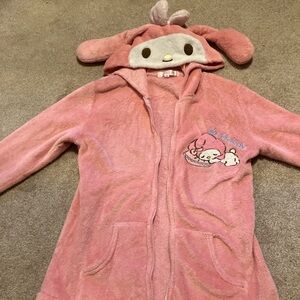 Sanrio Pink My Melody Plush Hooded Sweater
